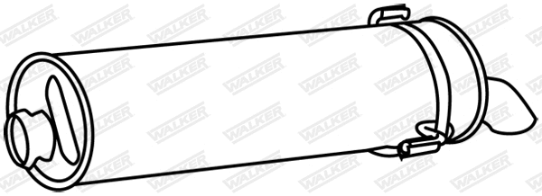 Rear Muffler (19074)