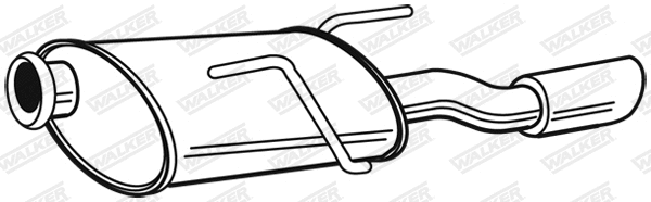 Rear Muffler (23503)