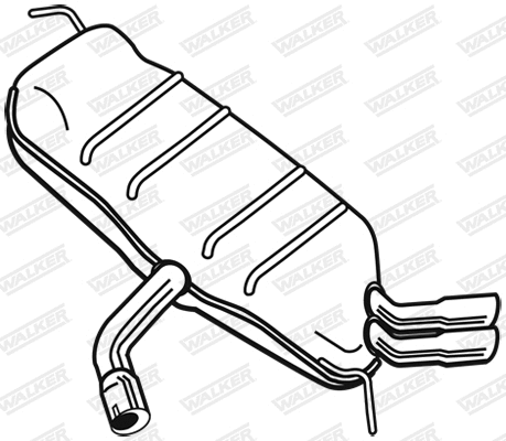 Rear Muffler (25088)