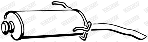 Rear Muffler (17182)