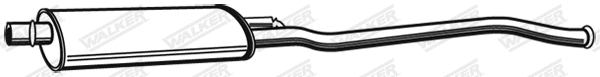 Centre Muffler (21095)