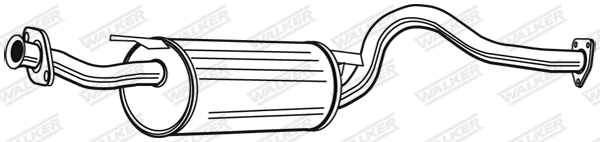 Centre Muffler (22219)