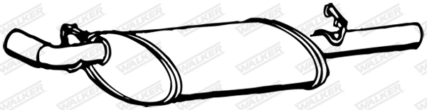 Rear Muffler (70351)