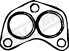 Gasket, exhaust pipe (81168)