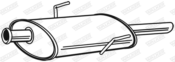 Centre Muffler (22596)