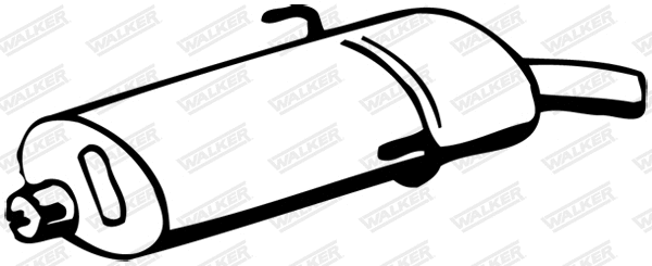 Rear Muffler (08554)