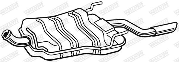 Rear Muffler (22074)