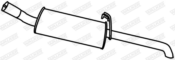 Rear Muffler (13791)