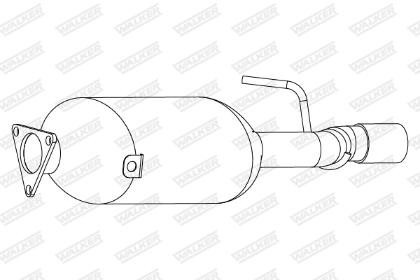 Soot/Particulate Filter, exhaust system (73331)