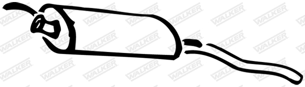 Rear Muffler (13600)