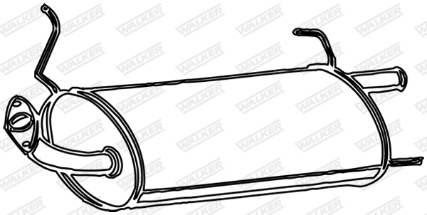 Rear Muffler (16590)