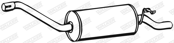 Rear Muffler (02623)