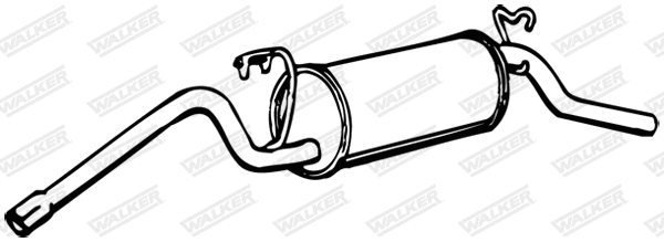 Rear Muffler (08176)