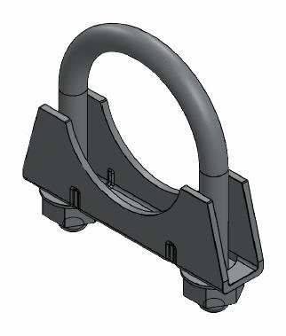Clamping Piece, exhaust system
