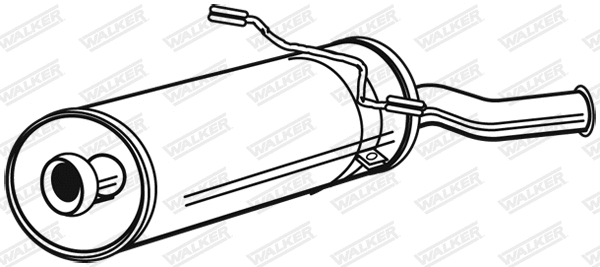Rear Muffler (72177)