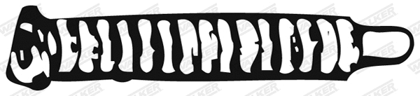 Corrugated Pipe, exhaust system (04562)