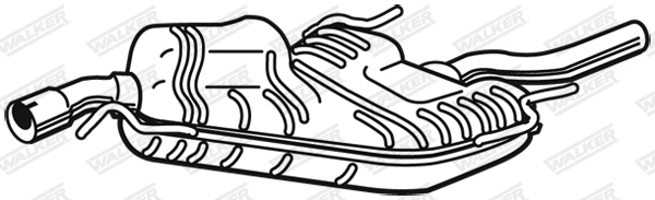 Rear Muffler (21037)