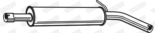 Centre Muffler (25207)