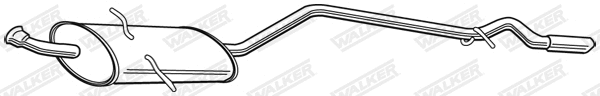 Rear Muffler (23273)