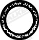 Gasket, exhaust pipe (81045)