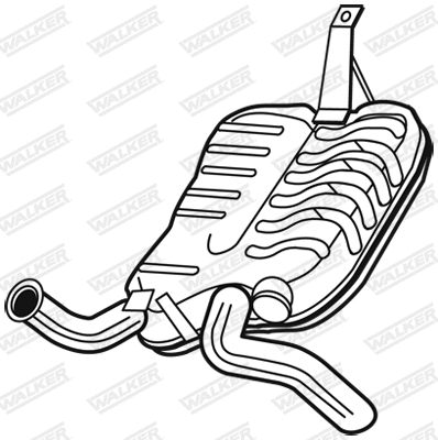 Rear Muffler (25106)