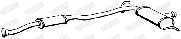 Centre Muffler (15536)