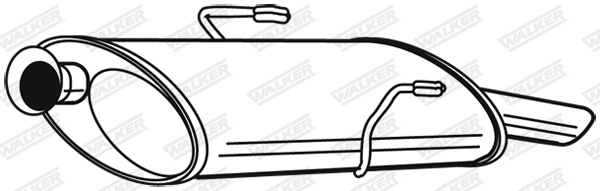 Rear Muffler (21061)