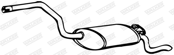 Rear Muffler (13189)