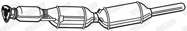 Soot/Particulate Filter, exhaust system (73163)