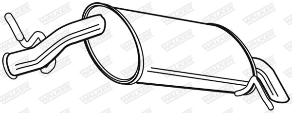 Rear Muffler (23008)