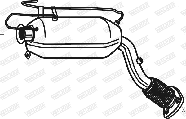 Soot/Particulate Filter, exhaust system (73273)