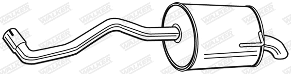 Rear Muffler (22898)