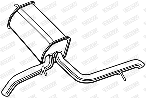 Rear Muffler (23117)
