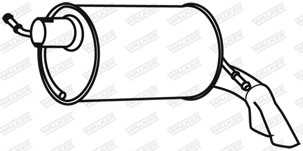 Rear Muffler (21023)