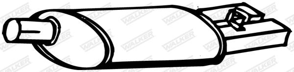 Rear Muffler (14744)