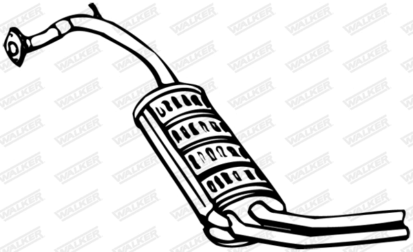 Rear Muffler (13123)