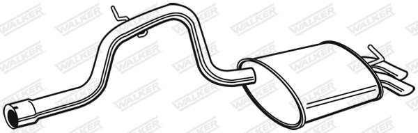 Rear Muffler (71388)