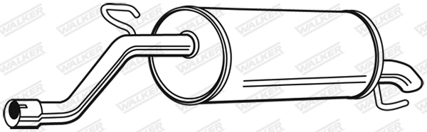 Rear Muffler (23353)