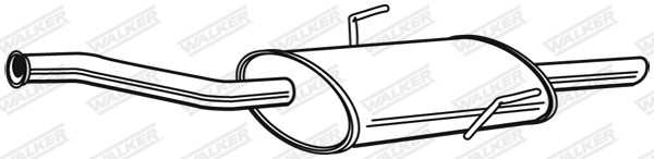 Centre Muffler (22545)