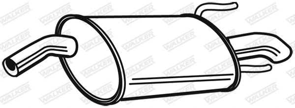 Rear Muffler (23601)