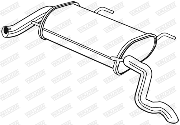 Rear Muffler (25098)