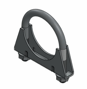 Clamping Piece, exhaust system