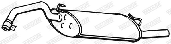 Rear Muffler (16813)