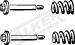 Mounting Kit, exhaust system (14703)