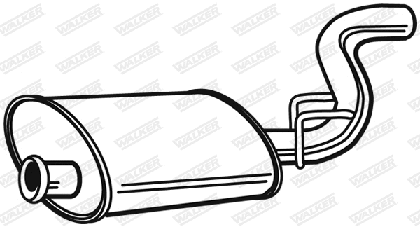 Rear Muffler (21418)