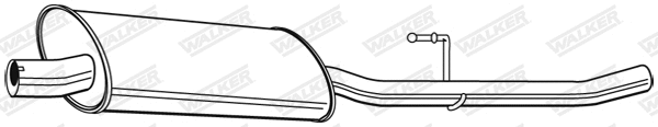 Centre Muffler (22593)