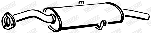 Rear Muffler (17444)