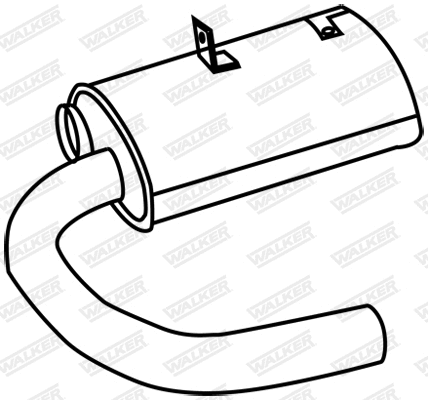 Centre Muffler (18801)