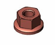 Nut, exhaust manifold (81857)