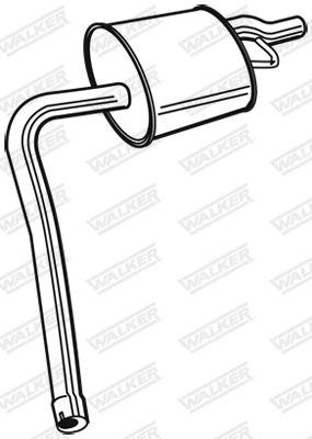 Rear Muffler (22220)